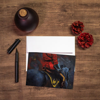 Après le carrousel greeting card