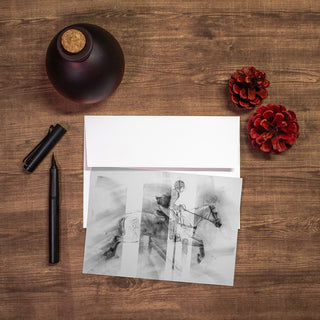 Jumping greeting card